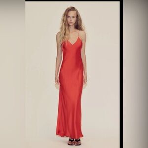 🔥🔥Zara satin midi Dress